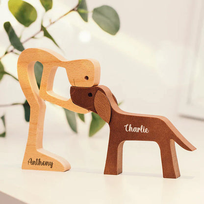 PawsLovely Natural - Natural Wooden Animal Figurine For A Cozy Home Atmosphere