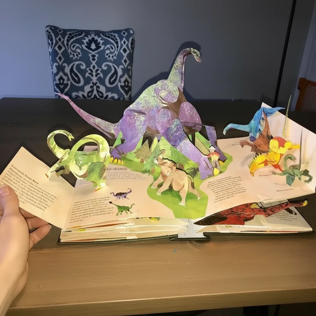 Dinosaur Book 3D Pop Up Interactive Adventure - Image 3