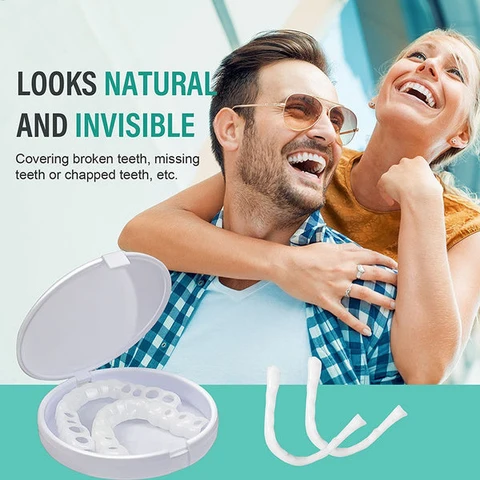 Instant Veneers Missing Teeth Natural-Looking Dental - Image 8