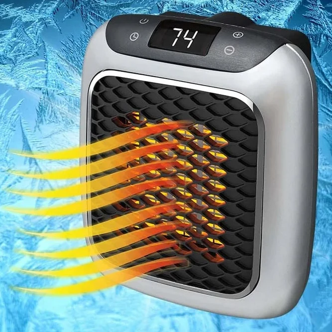 Portable Electric Space Heater Home Compact Design Energy Efficient - Image 2