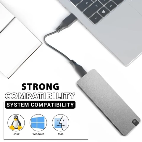 Portable External Hard Drive Fast Data Transfer Metal Design - Image 10