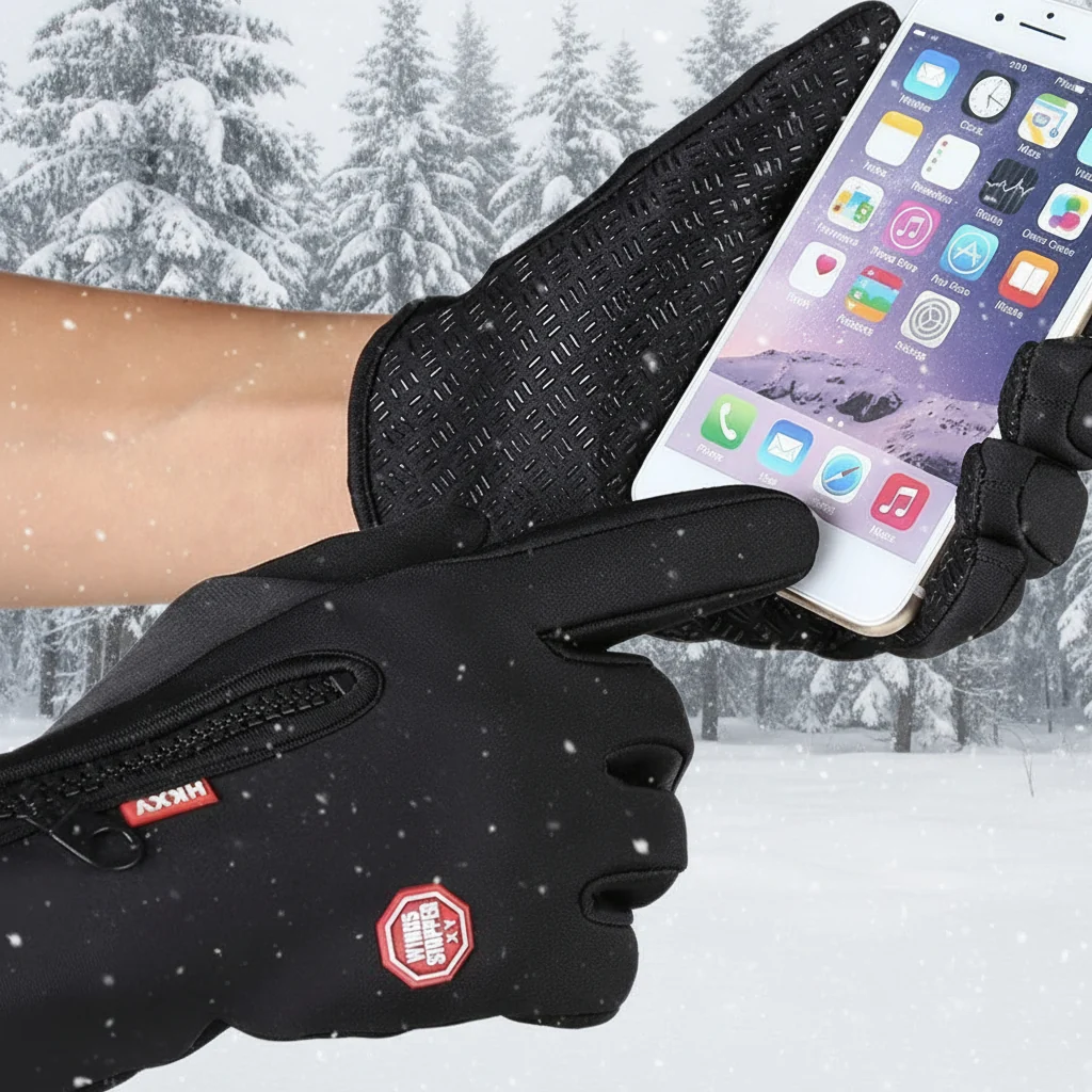 Winter Gloves Waterproof Gloves Skiing Cold Weather Gloves - Image 1